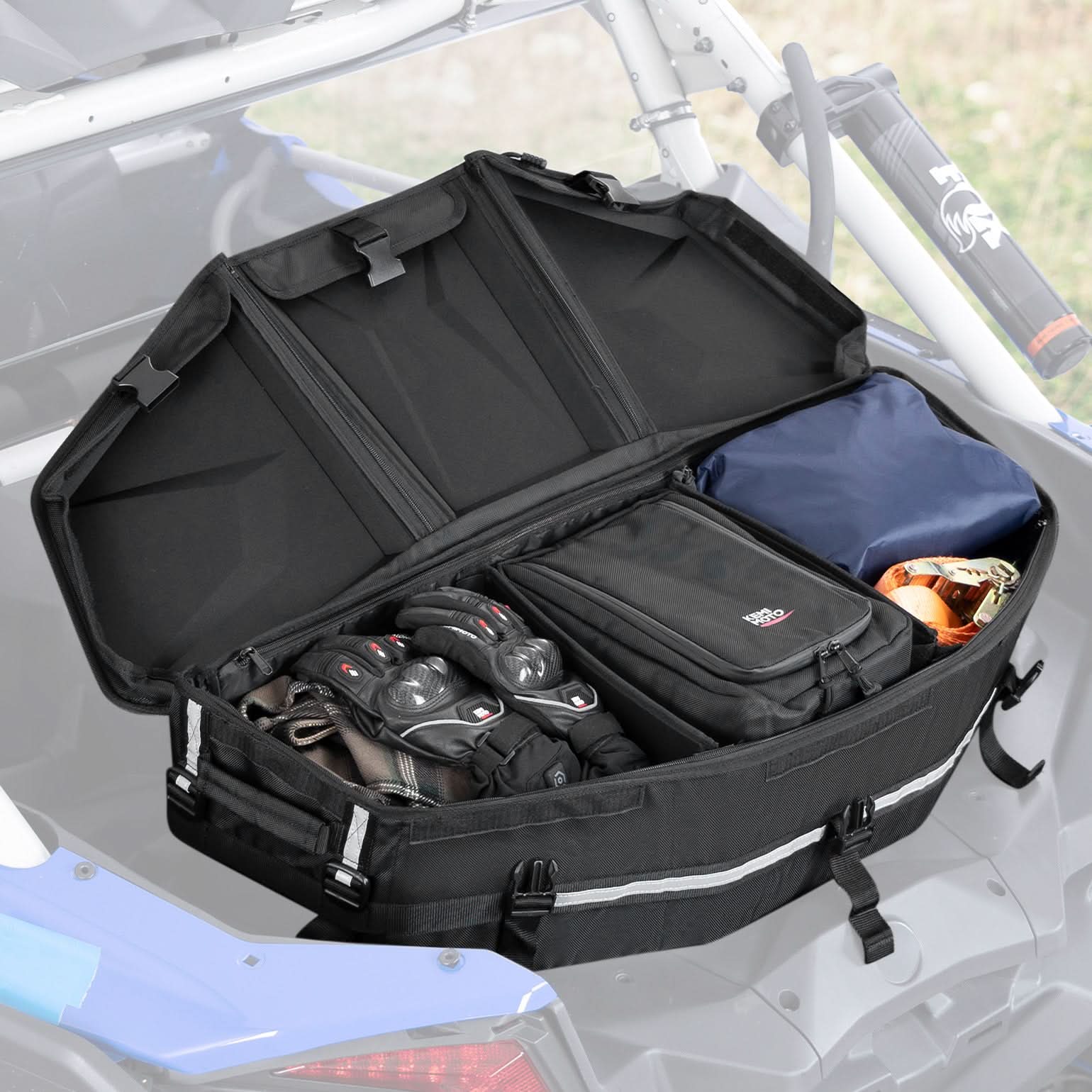 Photo of Upgraded 50L ATV Cargo Bag – Front/Rear Rack Cooler & Storage Box, Fits Can-Am X3, Outlander, Renegade 500–1000 by Kemimoto - Premium for UTVs / Side by Sides