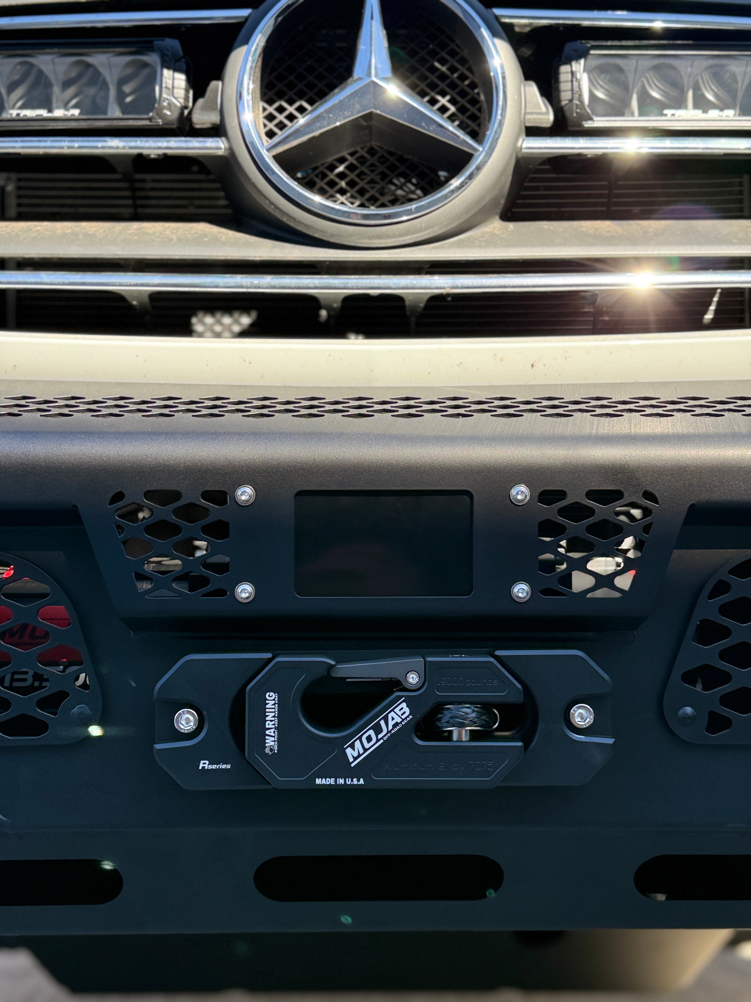 Photo of Aluminum Recessed Winch Shackle with Fairlead Kit, closed latch (LIFE TIME WARRANTY*) by MOJAB OFFROAD - Premium Winches & Winch Mounts for UTVs / Side by Sides