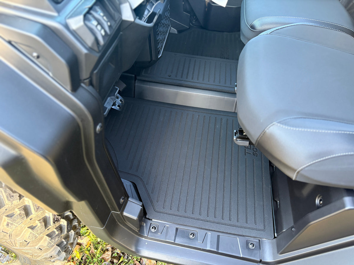 Photo of Can-Am Defender *New HD11* Rubber Floor Mats by Terick Solutions - Premium UTV Rubber floor mats for UTVs / Side by Sides