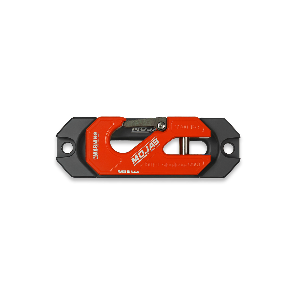 Photo of Side By Side / UTV Aluminum Recessed Winch Shackle with Fairlead Kit, closed latch (LIFE TIME WARRANTY*) by MOJAB OFFROAD - Premium Winches & Winch Mounts for UTVs / Side by Sides