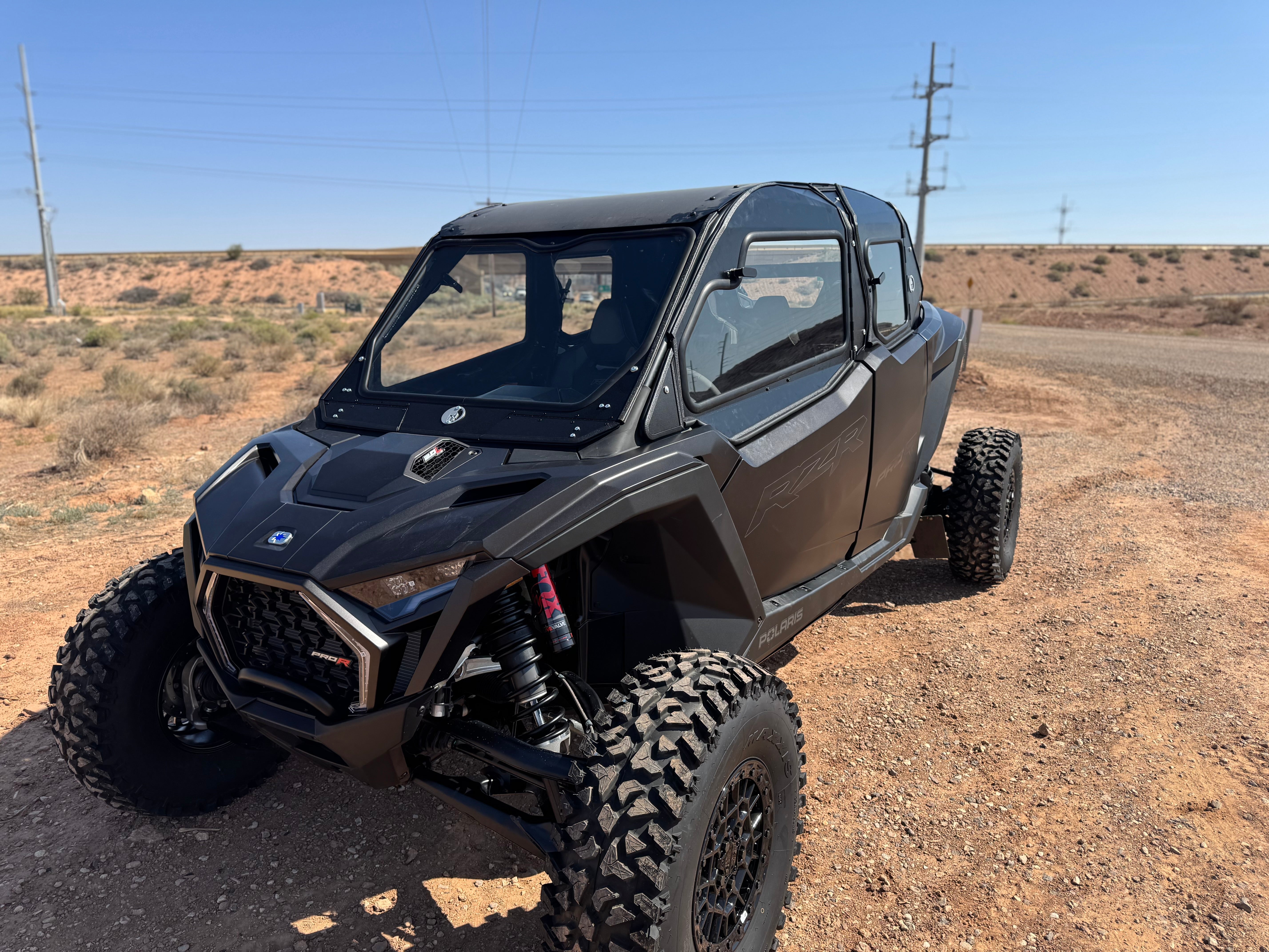 Photo of POLARIS RZR PRO R 4-SEAT 2025+ Cab Enclosure "THE VAULT" Upper Side Doors & Panels (Patent Pending) by Dirt Warrior Accessories - Premium VAULT for UTVs / Side by Sides