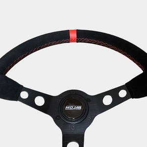 13.5''  MOJAB Deep Dish Steering Wheel Leather/Suede