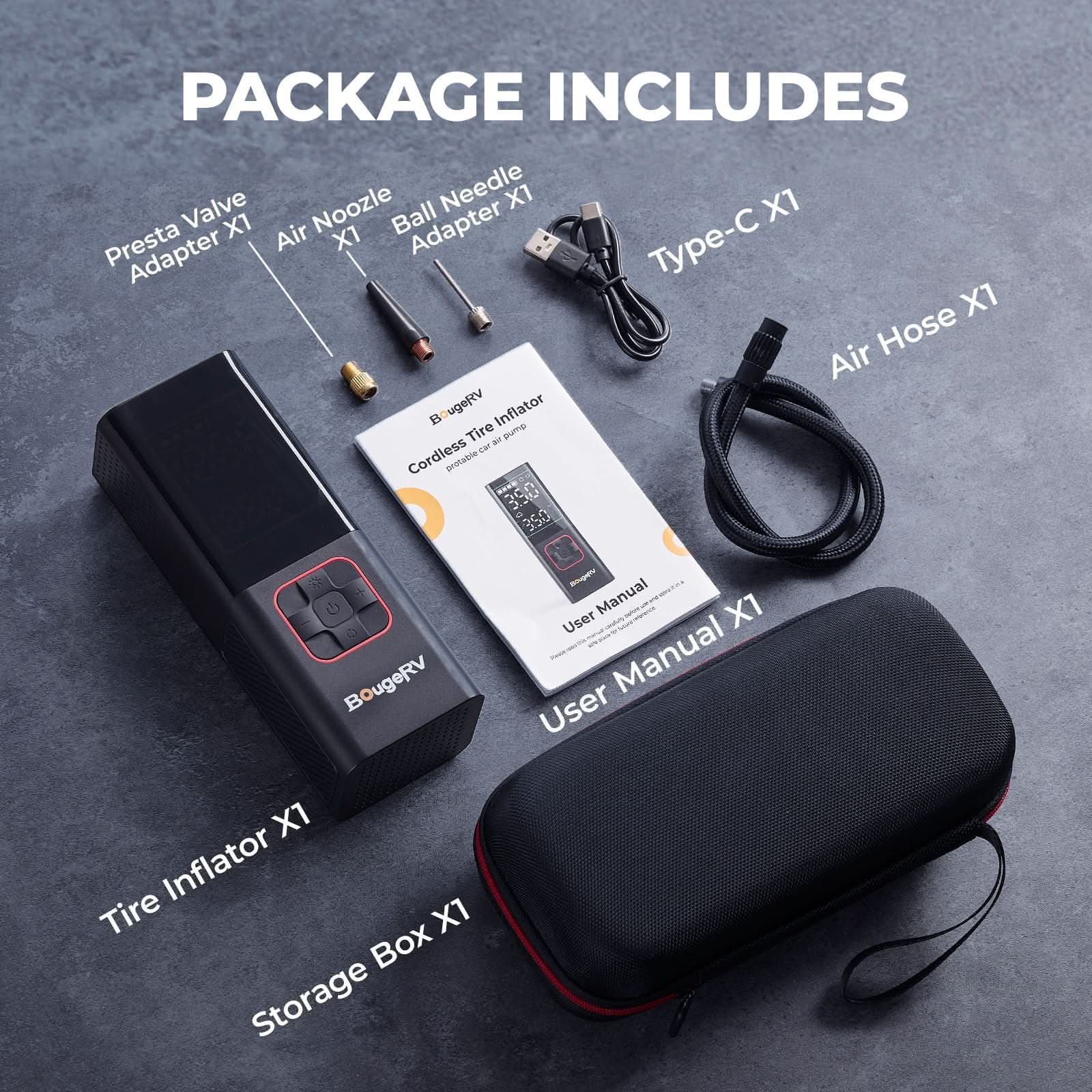 Photo of Kemimoto BougeRV Tire Inflator Portable Air Compressor by Kemimoto - Premium for UTVs / Side by Sides
