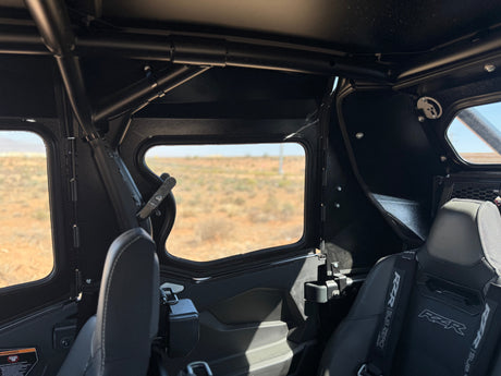 Photo of POLARIS RZR PRO R 4-SEAT 2025+ Cab Enclosure "THE VAULT" Upper Side Doors & Panels (Patent Pending) by Dirt Warrior Accessories - Premium VAULT for UTVs / Side by Sides