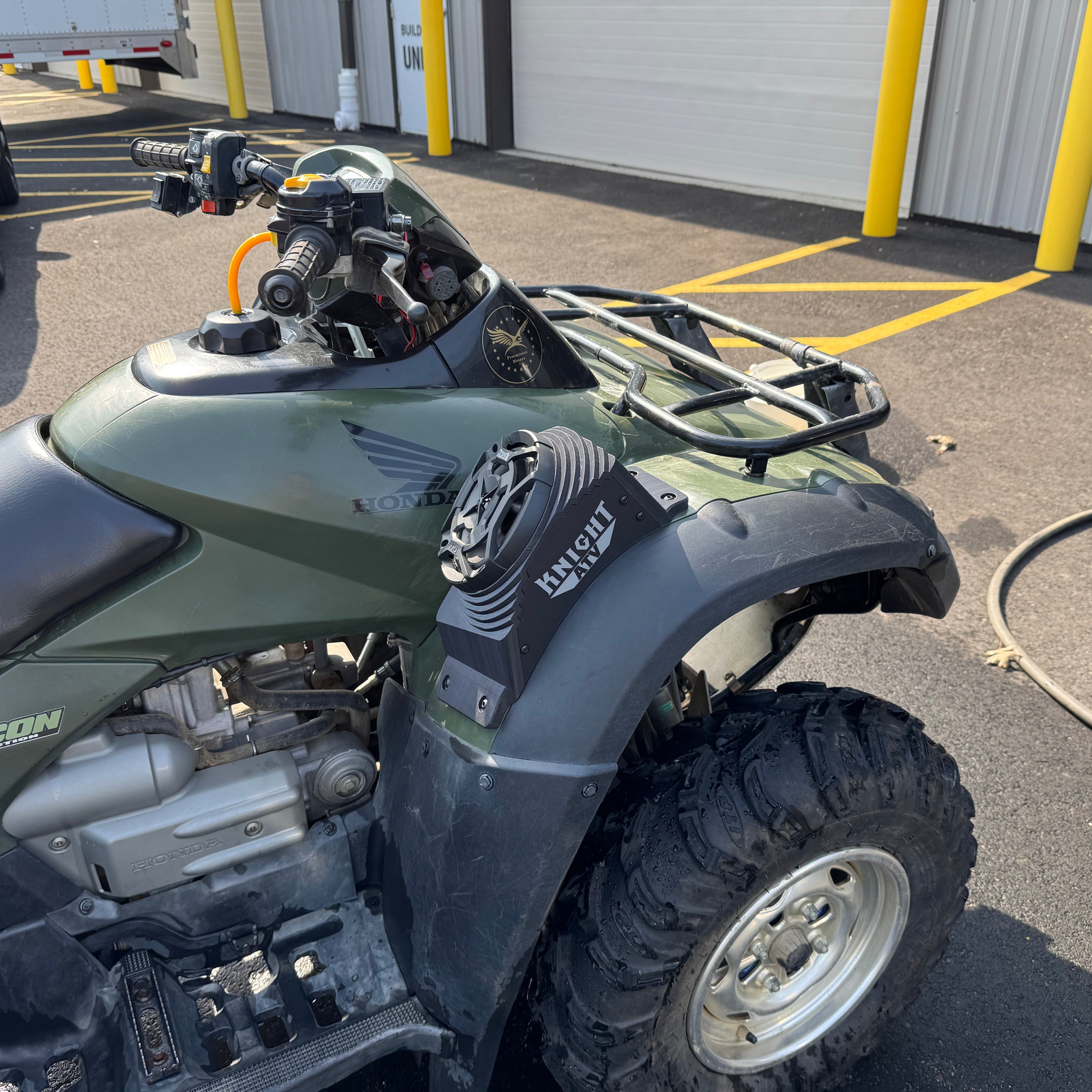 Photo of Honda Rincon Fender Speaker Housings Only by Knight ATV - Premium Audio for UTVs / Side by Sides