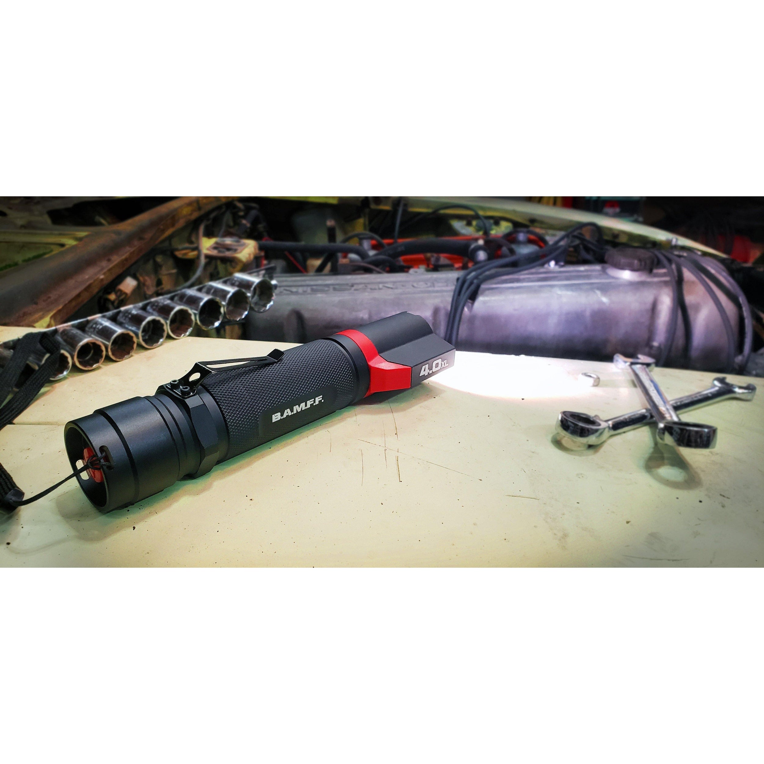 Photo of B.A.M.F.F. 4.0XL - 400 Lumen Dual LED Flashlight by STKR Concepts - Premium Tactical Flashlights for UTVs / Side by Sides