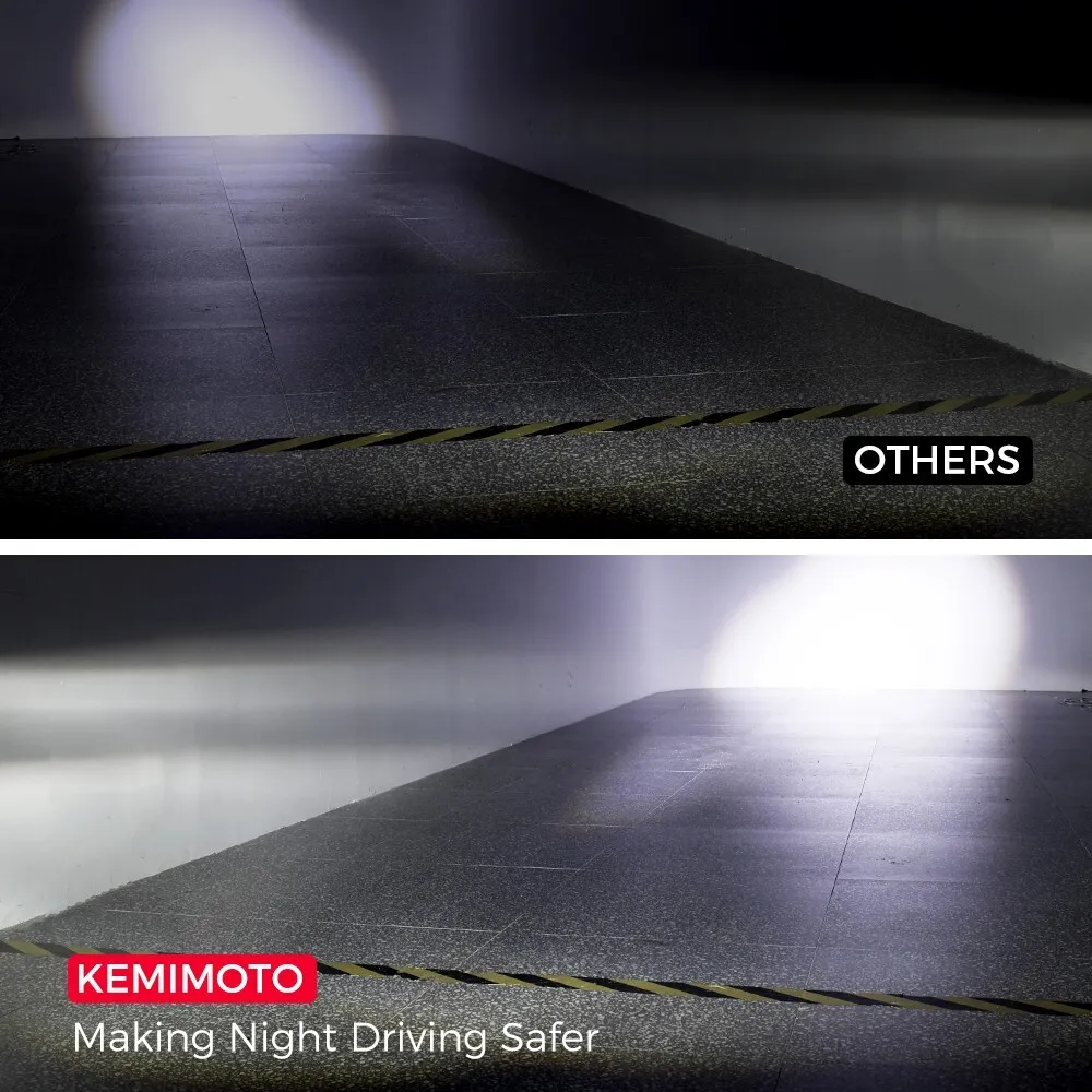 Photo of LED Headlights Set for 2006-2024 YAMAHA YFZ 450 RAPTOR 350 700 700R by Kemimoto - Premium for UTVs / Side by Sides