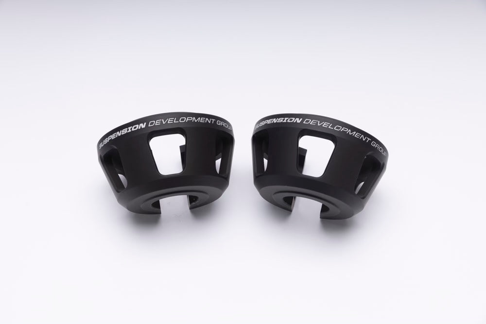 SDG Front Lower Billet Spring Hats | Polaris RZR - Pro R & Turbo R