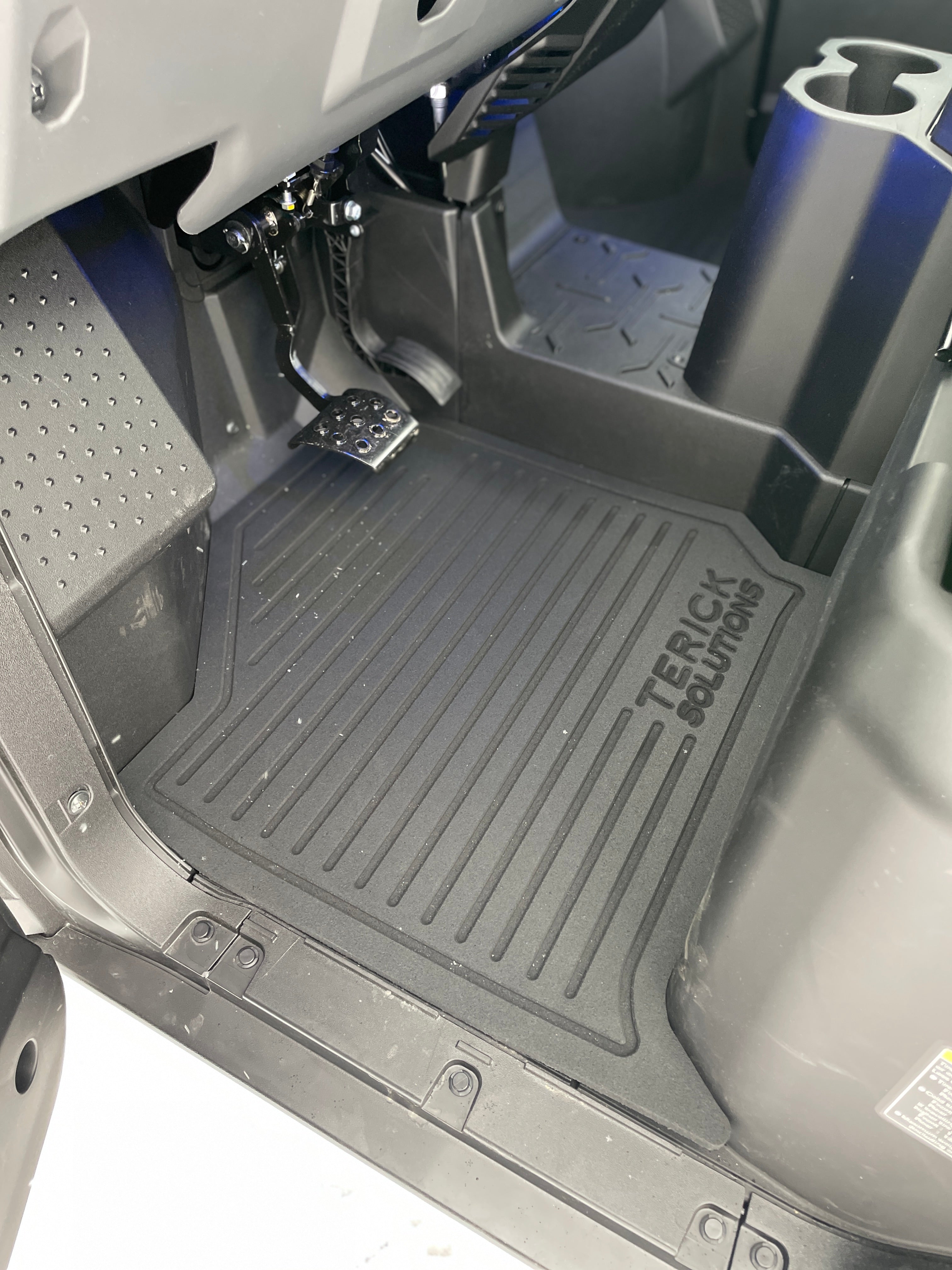 Photo of Kawasaki Ridge 2 Door Rubber Floor Mats (ALL MODELS) by Terick Solutions - Premium UTV Rubber floor mats for UTVs / Side by Sides