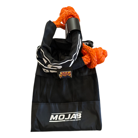 Photo of Soft Shackle 1/2'' x 22'' with sleeve and bag (Set of 2 Shackles) (Lifetime Warranty) by MOJAB OFFROAD - Premium Soft Shackle for UTVs / Side by Sides