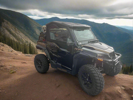 Photo of POLARIS GENERAL 2-SEAT Cab Enclosure "THE VAULT" 2016+ Upper Side Doors & Panels (Patent Pending) by Dirt Warrior Accessories - Premium VAULT for UTVs / Side by Sides