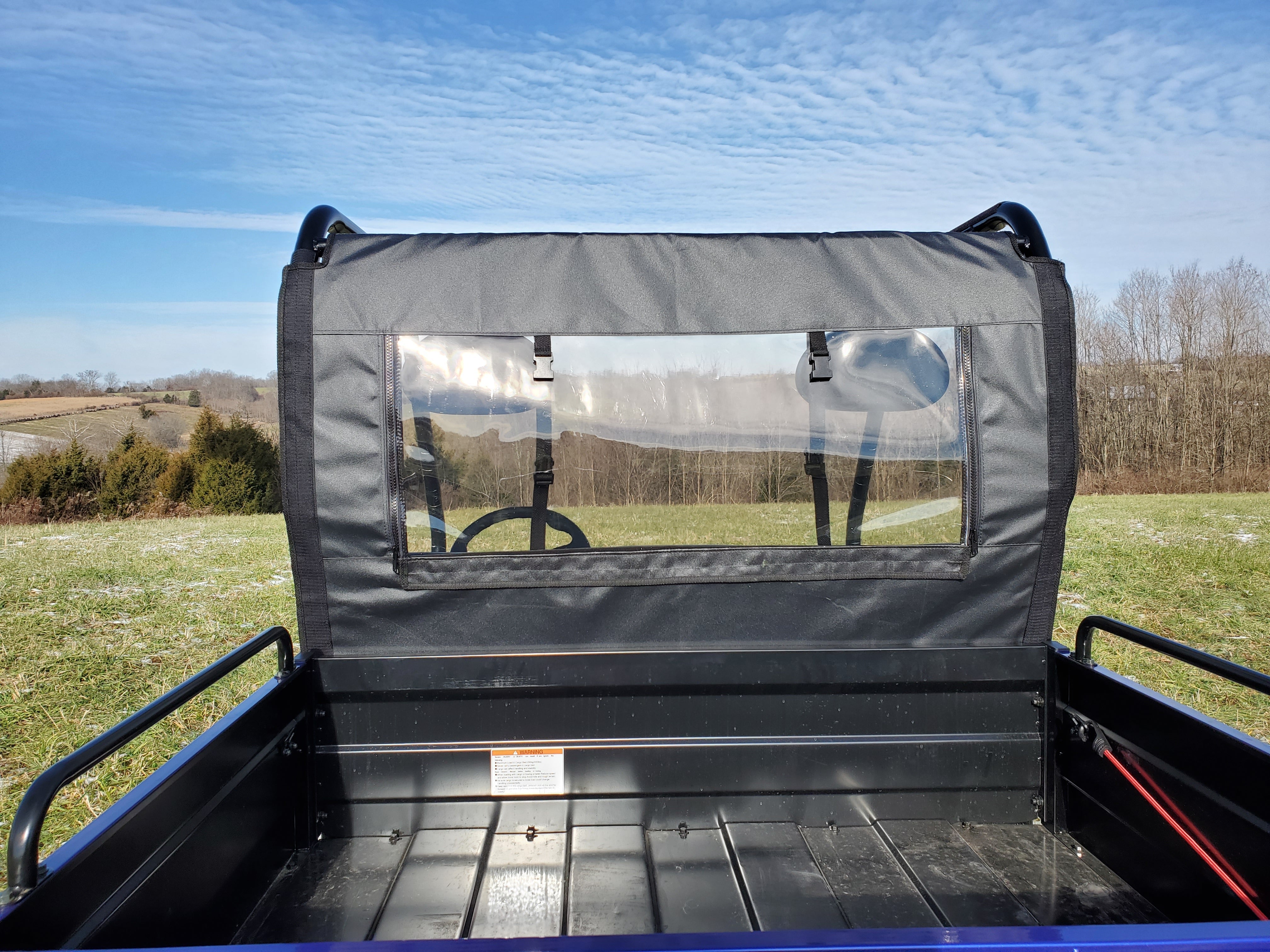 Photo of Bison 400U/200U/200P - Soft Back Panel by 3 Star UTV - Premium Enclosures for UTVs / Side by Sides
