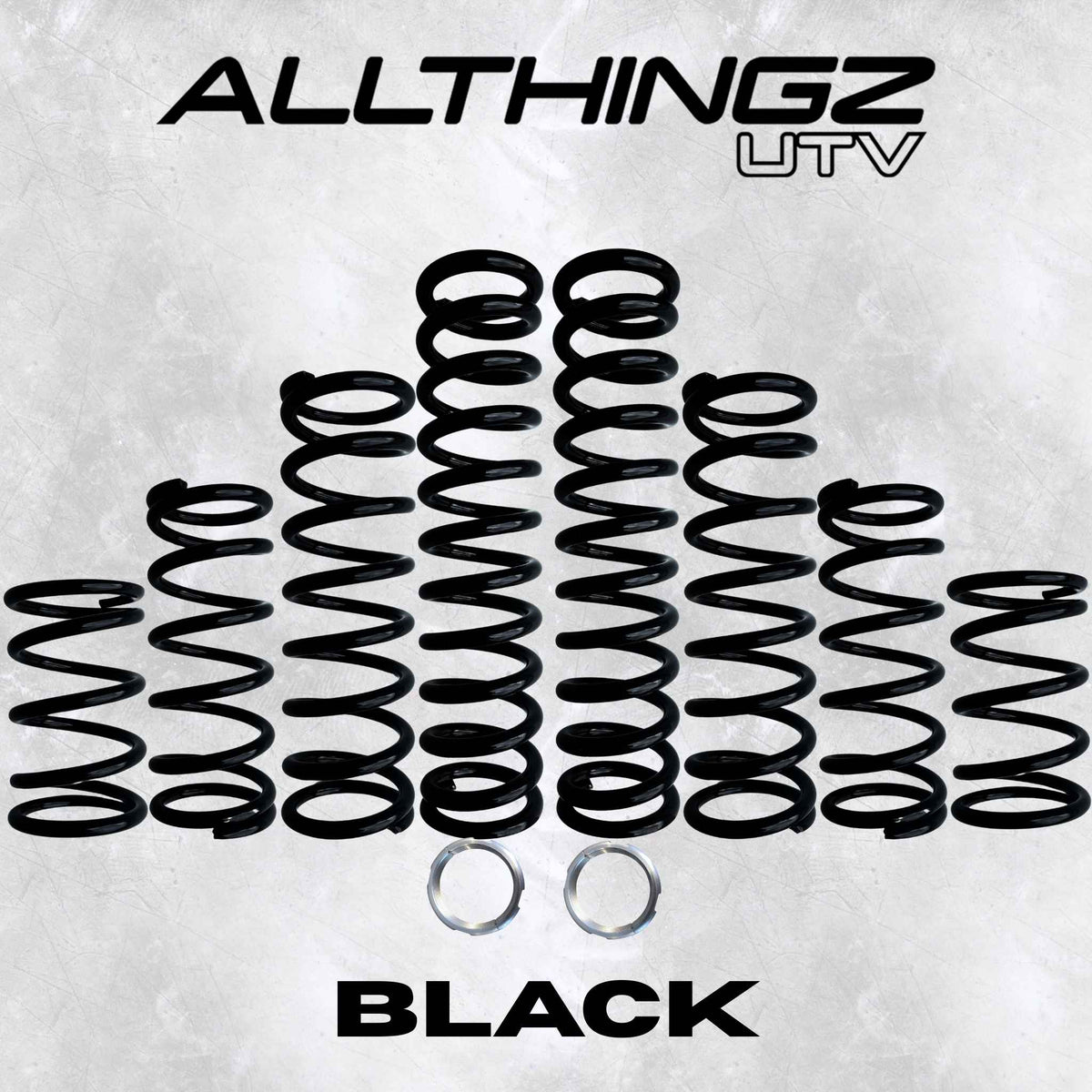 AllThingz UTV Polaris RZR XP 1000 4 Seater Dual Rate Spring Kit - 2-3" Lift + 80% Better Ride