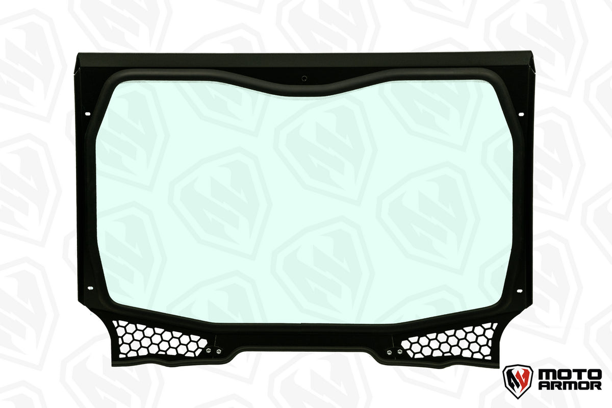 Photo of Moto Armor Polaris RZR Pro XP / Turbo R / Pro R Full Glass Windshield for VOODOO Riders Cage by Moto Armor - Premium Windshields for UTVs / Side by Sides
