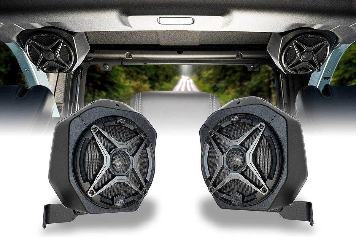 Photo of SSV Works - 2021-2026 Ford Bronco 4-Door Rear-Speaker Pod 6.5in Upgrade by SSV Works - Premium for UTVs / Side by Sides