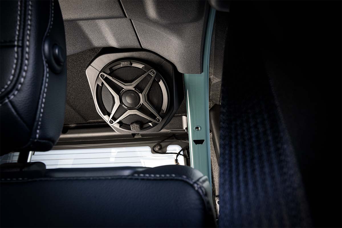 Photo of SSV Works - 2021-2026 Ford Bronco 4-Door Rear-Speaker Pod 6.5in Upgrade by SSV Works - Premium for UTVs / Side by Sides