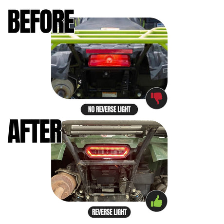 Photo of Brute Force - Tail Light w/Reverse by Knight ATV - Premium for UTVs / Side by Sides