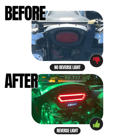 Photo of Brute Force - Tail Light w/Reverse by Knight ATV - Premium for UTVs / Side by Sides