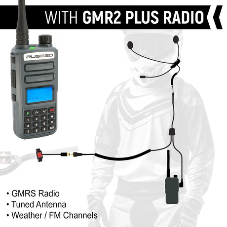 Photo of CONNECT BT2 Bluetooth Moto Kit with Radio by Rugged Radios - Premium for UTVs / Side by Sides