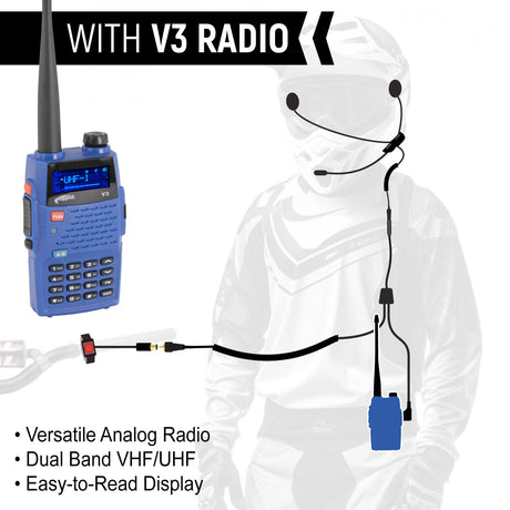 Photo of CONNECT BT2 Bluetooth Moto Kit with Radio by Rugged Radios - Premium for UTVs / Side by Sides