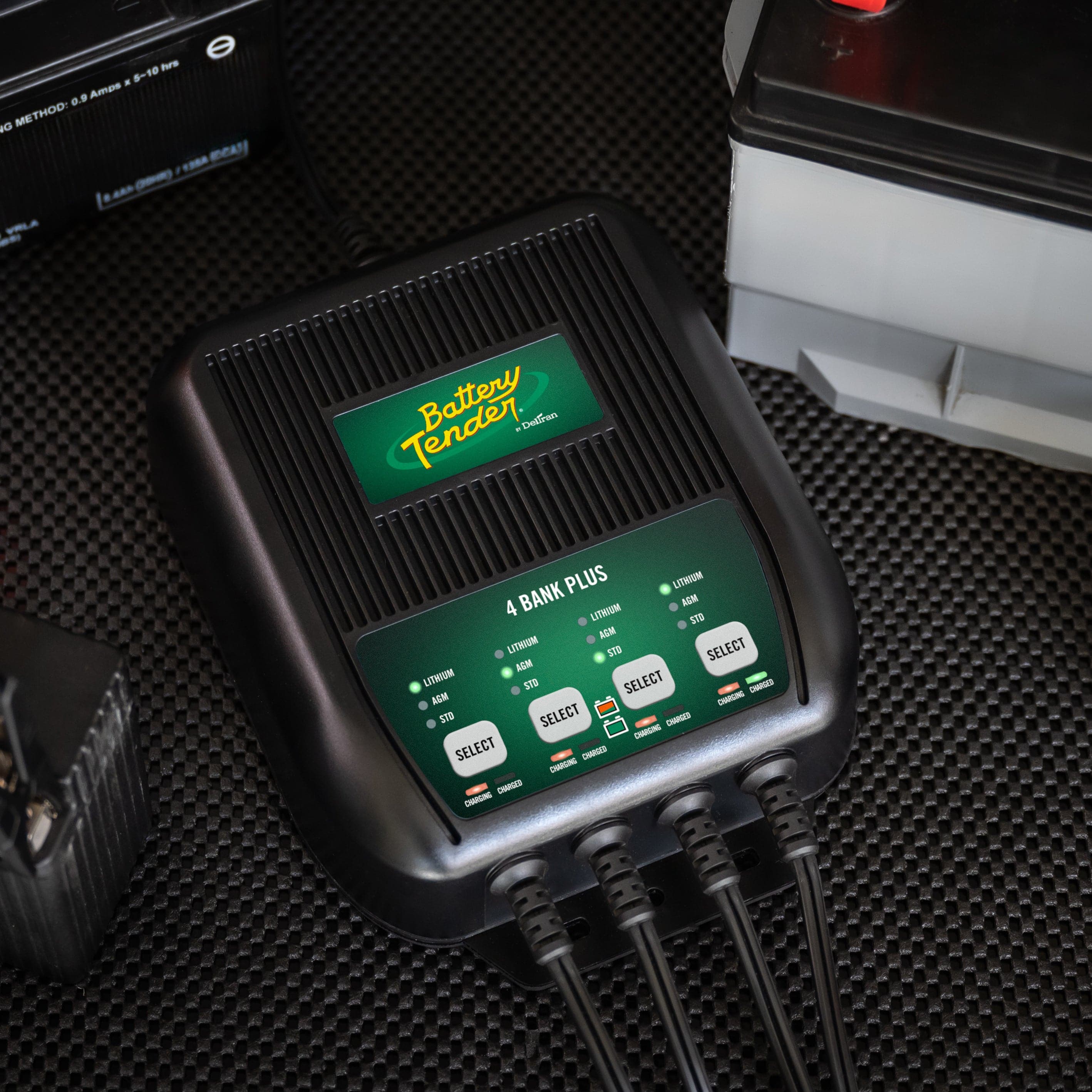 Photo of 4-Bank, 1.25 AMP 12V Battery Charger by Battery Tender® - Premium for UTVs / Side by Sides