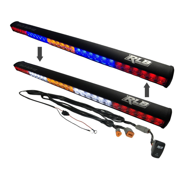 Photo of Chase Light – Baja Sur Dual Color BLUE/WHITE by RLB Motorsports - Premium CHASE LIGHT UNIVERSAL for UTVs / Side by Sides