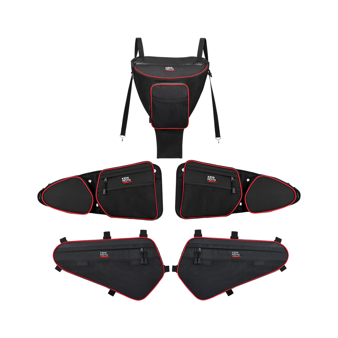 Photo of Storage Bag Set (5 PCS) for Polaris RZR by Kemimoto - Premium for UTVs / Side by Sides