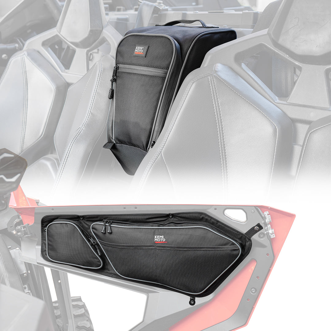Photo of Kemimoto 1680D Door Bags & Center Bag for Polaris RZR PRO XP 2020-2024 by Kemimoto - Premium for UTVs / Side by Sides