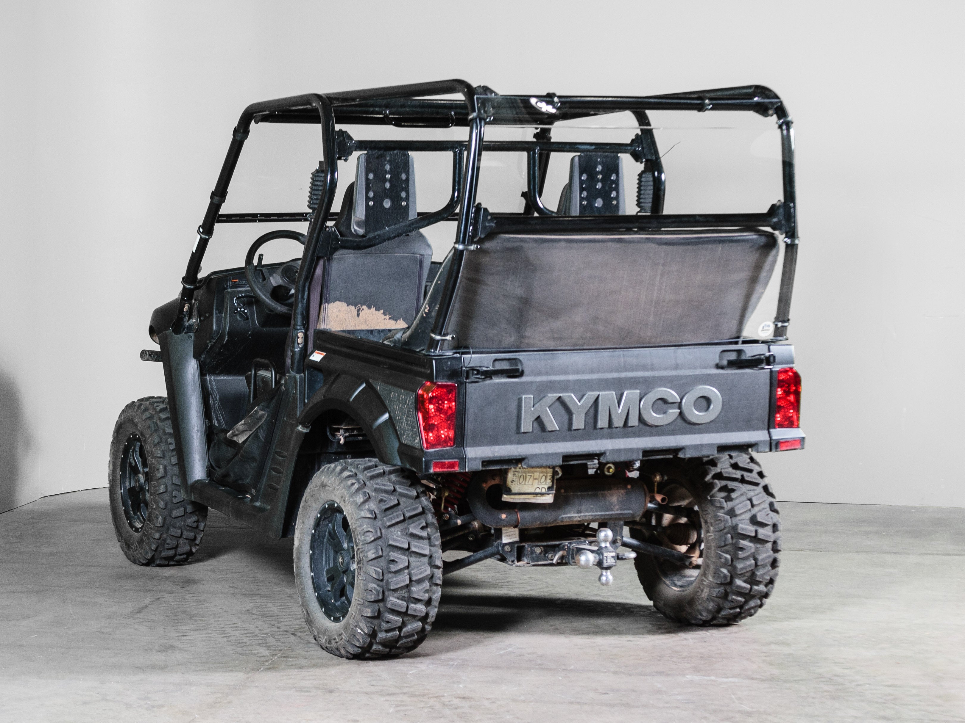 Photo of TK00672 2018+ KYMCO 700i, 2 AND 4 SEATER REAR UTV WINDSHIELD - STANDARD 3/16" by TerraRider UTV Windshields & Accessories - Premium for UTVs / Side by Sides