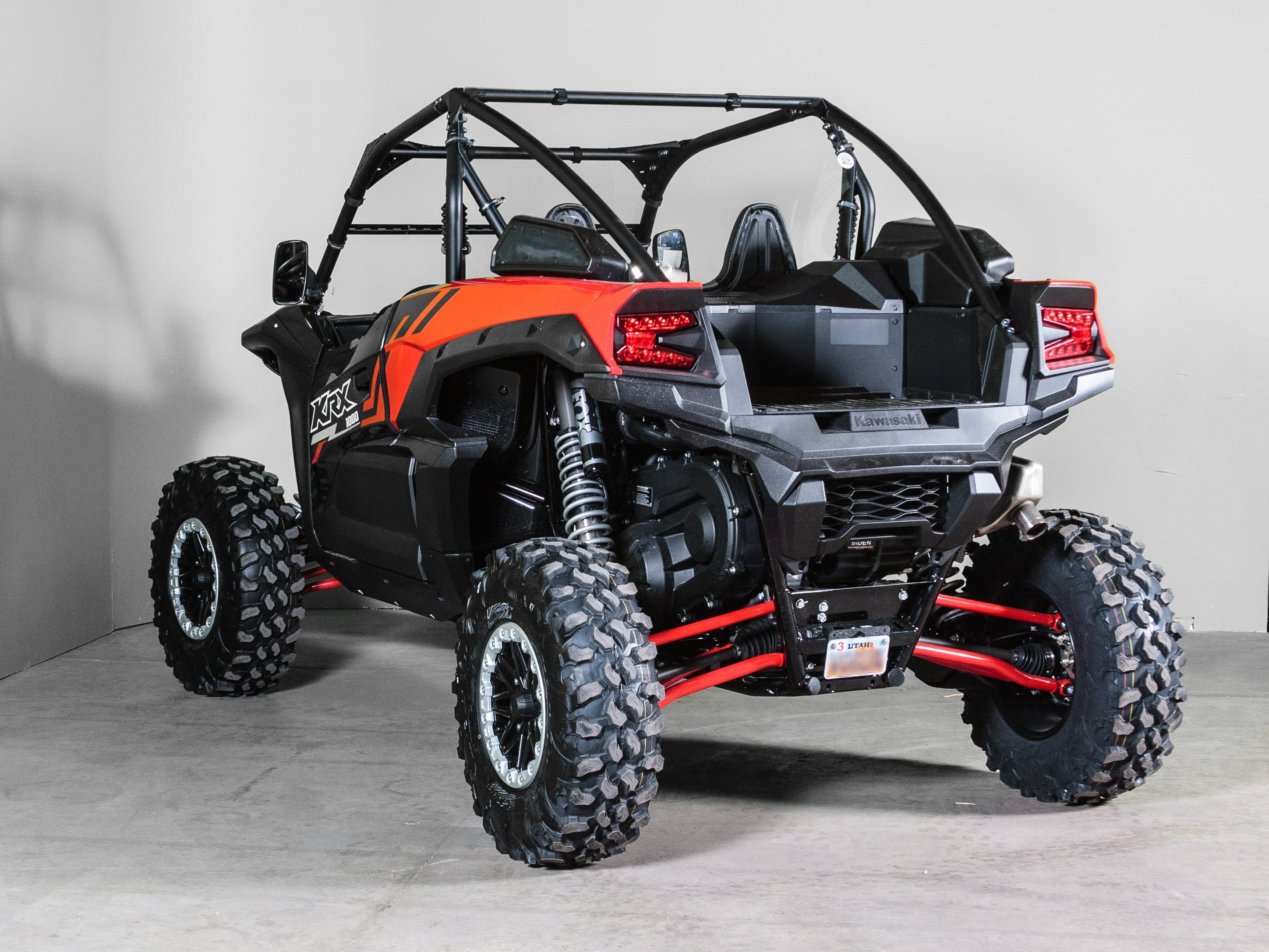Photo of TK00653 2022+ KAWASAKI KRX 1000 REAR UTV WINDSHIELD - STANDARD 3/16" by TerraRider UTV Windshields & Accessories - Premium for UTVs / Side by Sides