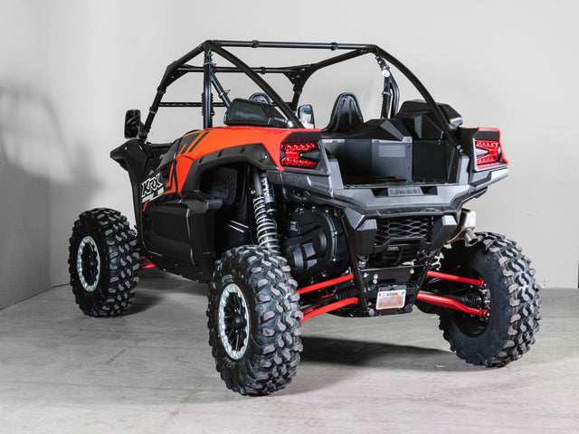 Photo of TK00653 2022+ KAWASAKI KRX 1000 REAR UTV WINDSHIELD - STANDARD 3/16" by TerraRider UTV Windshields & Accessories - Premium for UTVs / Side by Sides