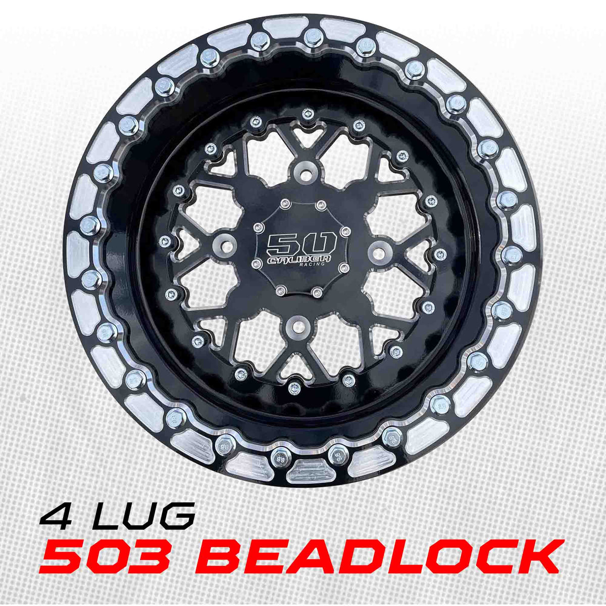 503 Billet Aluminum Beadlock Wheel - Black
