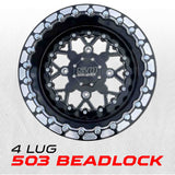 503 Billet Aluminum Beadlock Wheel - Black