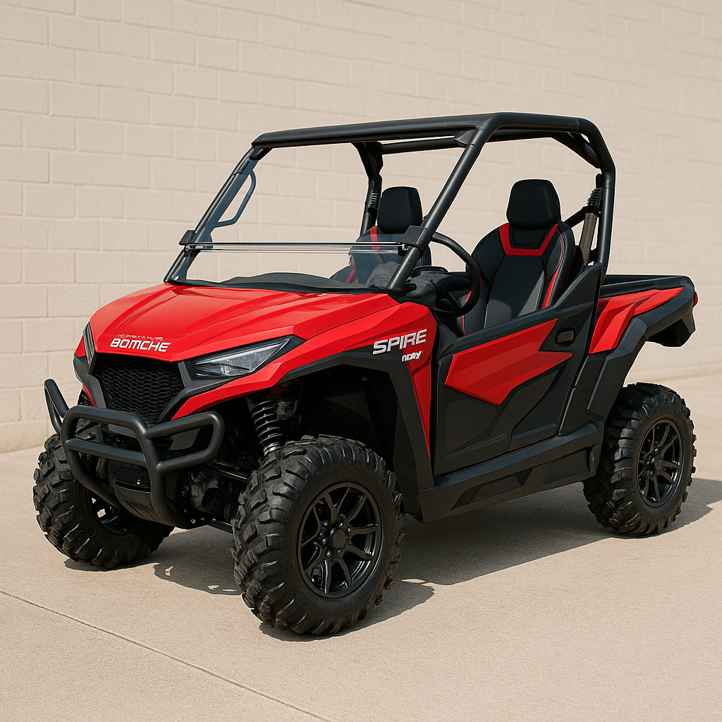 Photo of BENNCHE SPIRE 1000 TILTING UTV WINDSHIELD - FOR FACTORY HARD TOP (TK00445, TK00446 & TK00447) by TerraRider UTV Windshields & Accessories - Premium for UTVs / Side by Sides