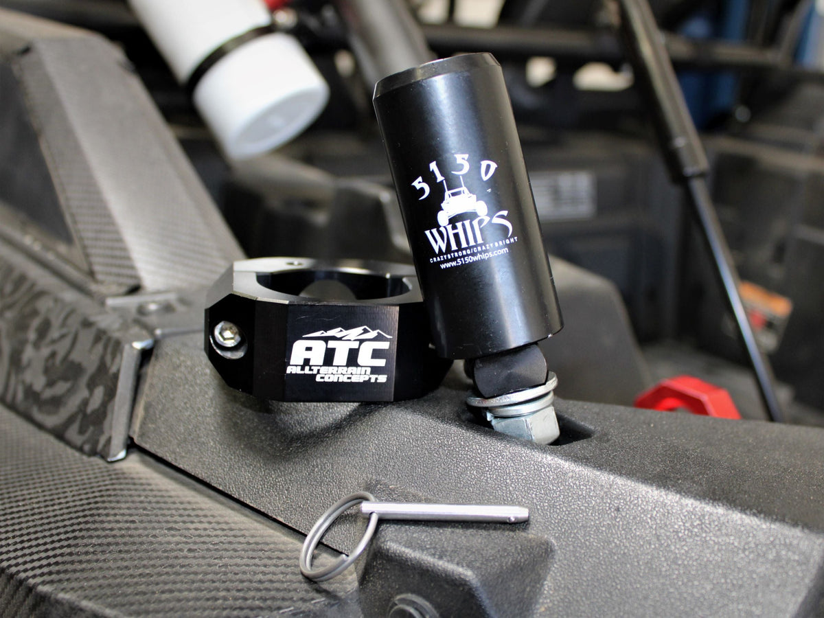 Photo of Billet Whip mount by All Terrain Concepts - Premium Mounts for UTVs / Side by Sides