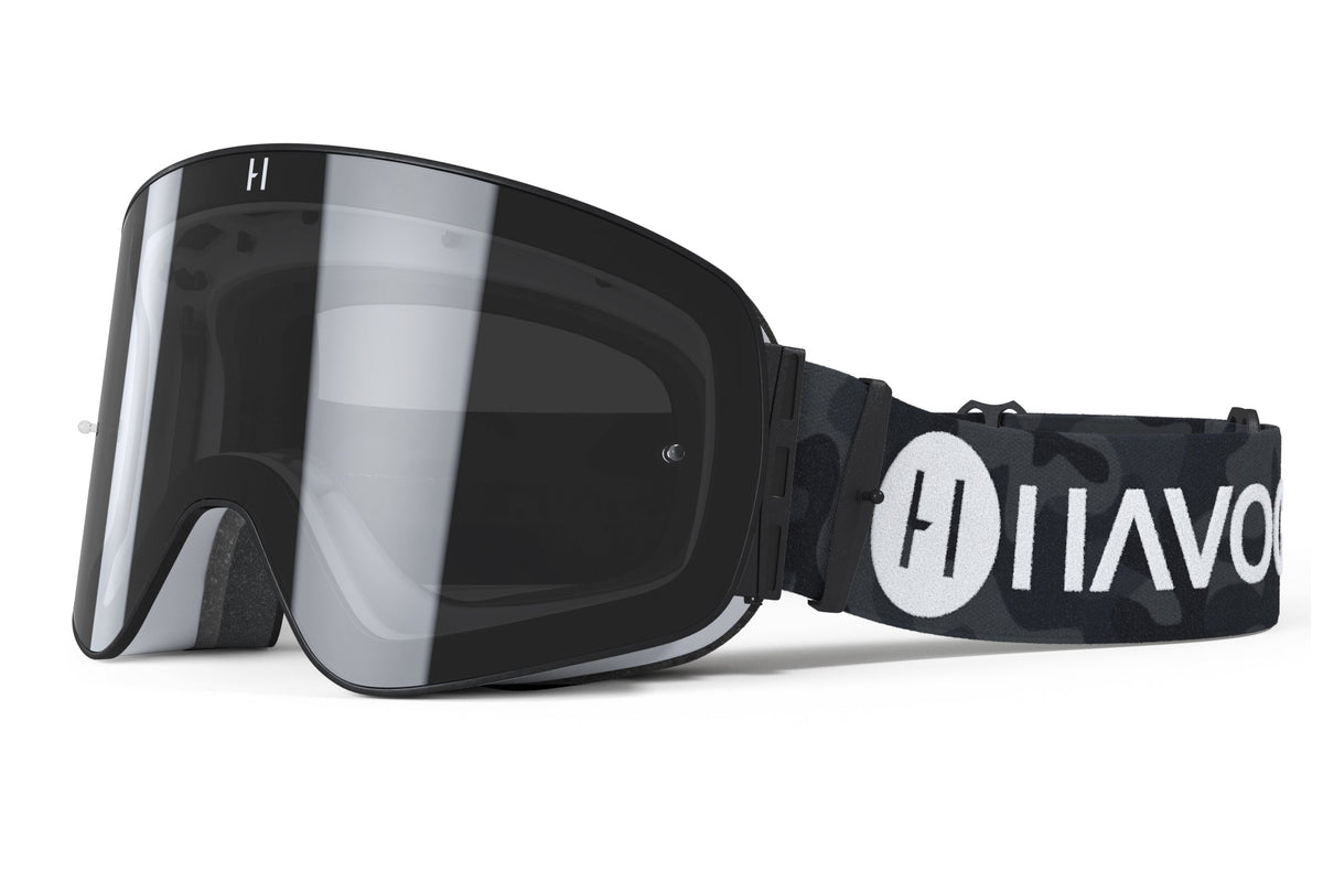Havoc Infinity Goggles - Stealth Camo Strap, Smoke Magnetic Lens