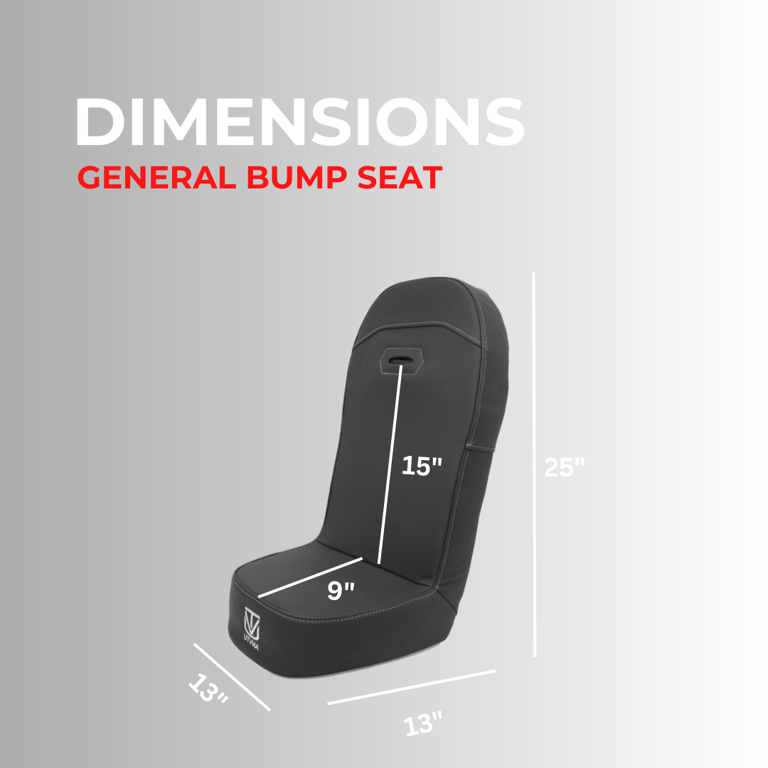 Photo of General Front/Rear Bump Seat (2016-2025) by UTV Mountain Accessories - Premium Bump Seats for UTVs / Side by Sides