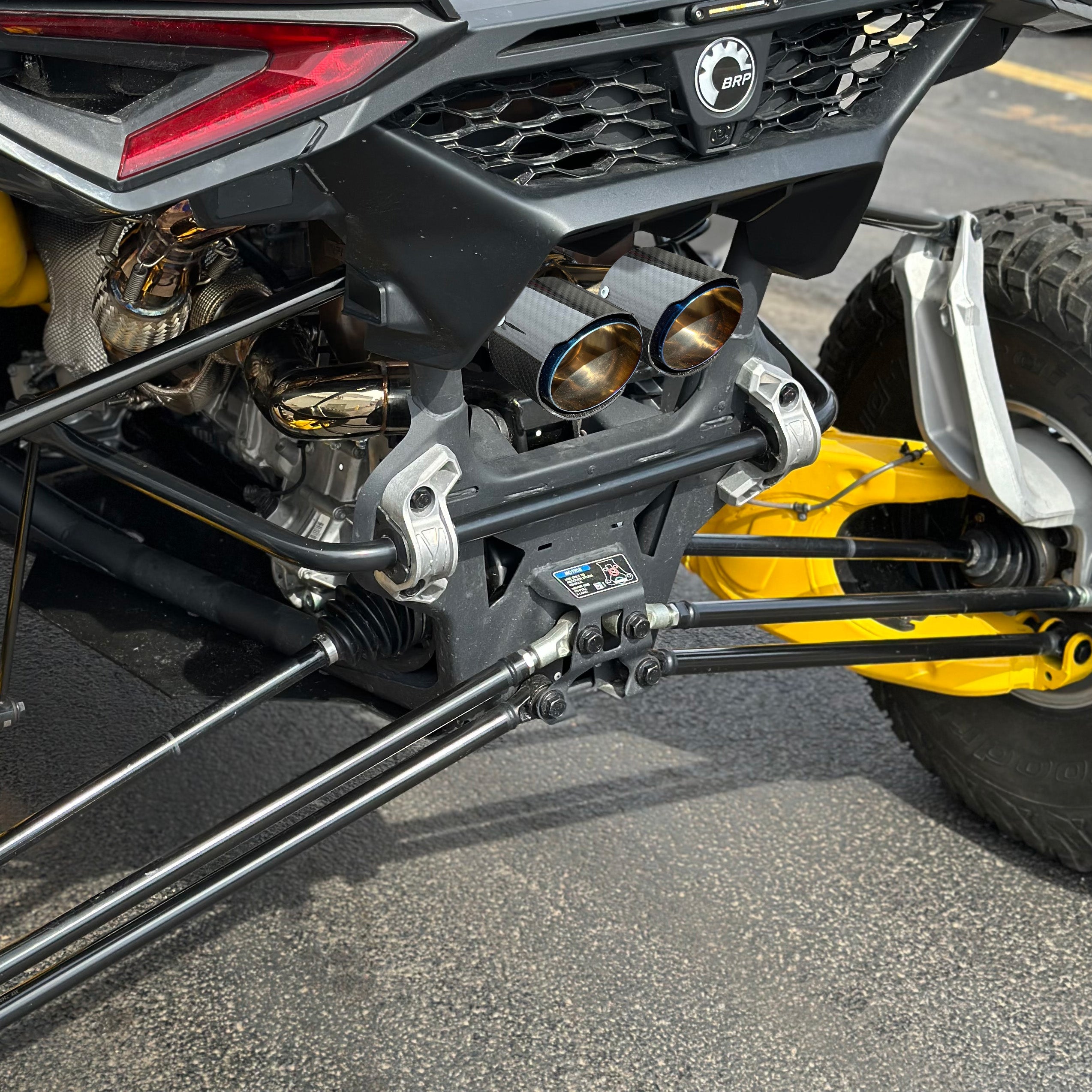 Photo of RPM SXS RPM Maverick R Carbon / Colored Dual Exhaust Tips by RPM SXS - Premium for UTVs / Side by Sides