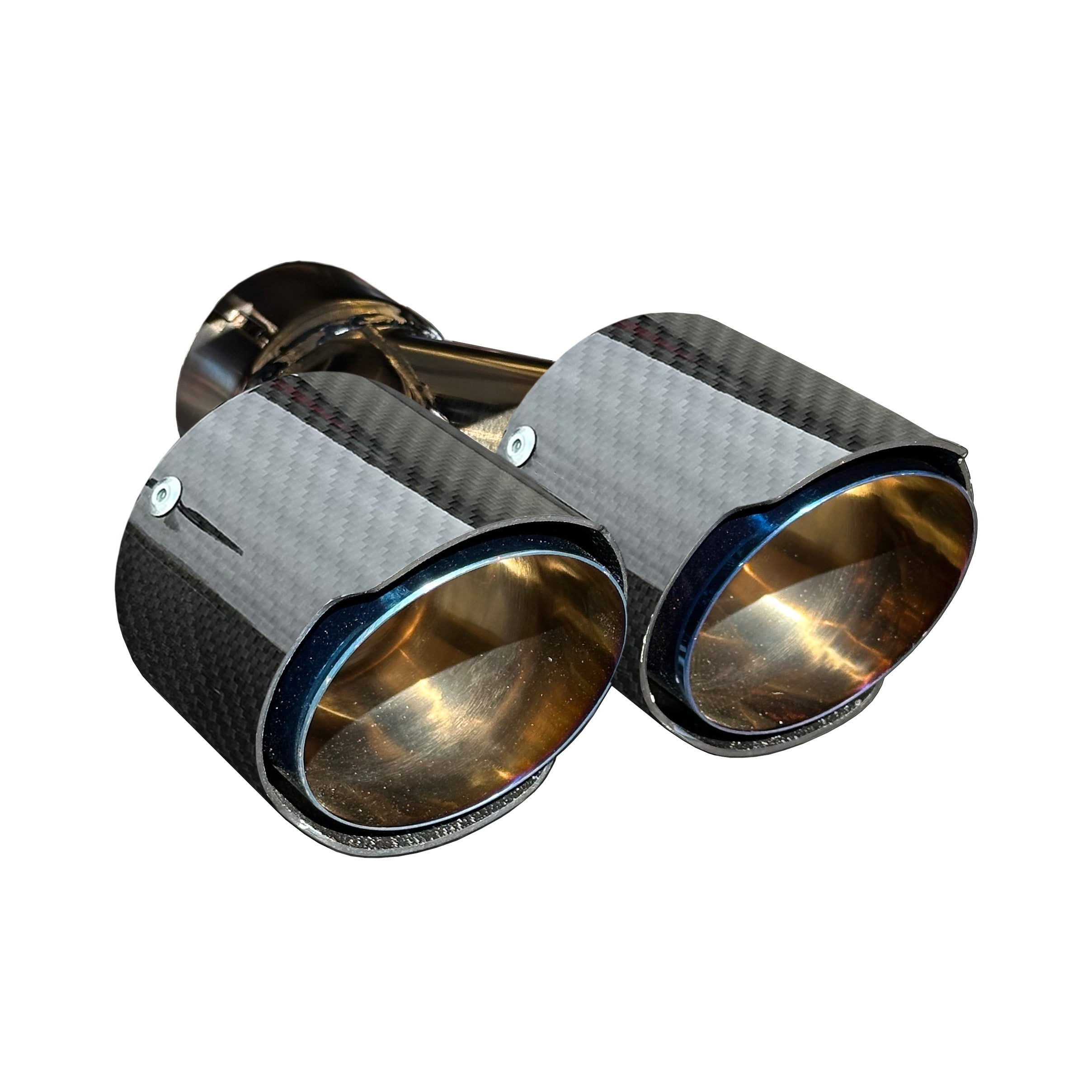 Photo of RPM Speed UTV Carbon / Colored Dual Exhaust Tips by RPM SXS - Premium for UTVs / Side by Sides