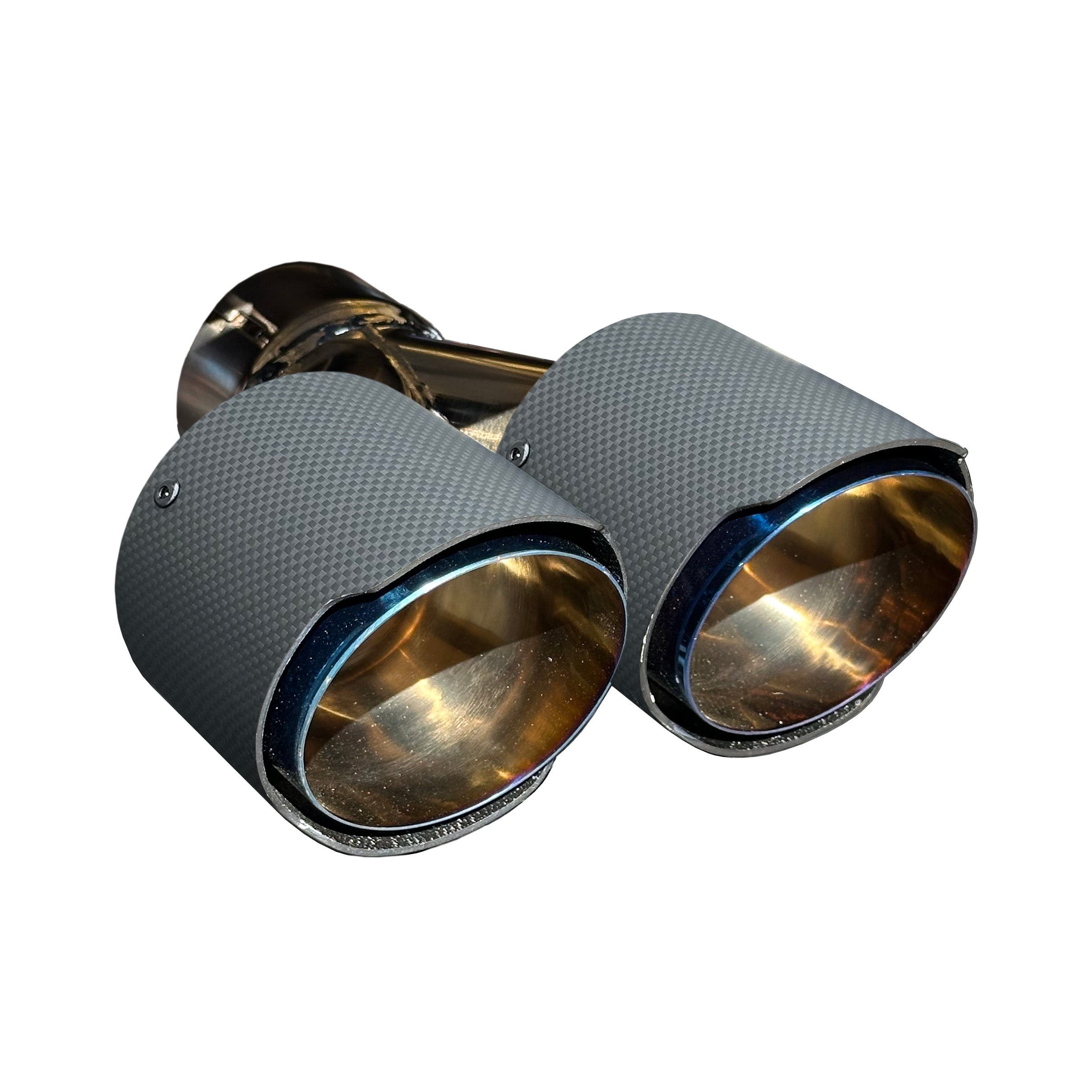 Photo of RPM Speed UTV Carbon / Colored Dual Exhaust Tips by RPM SXS - Premium for UTVs / Side by Sides