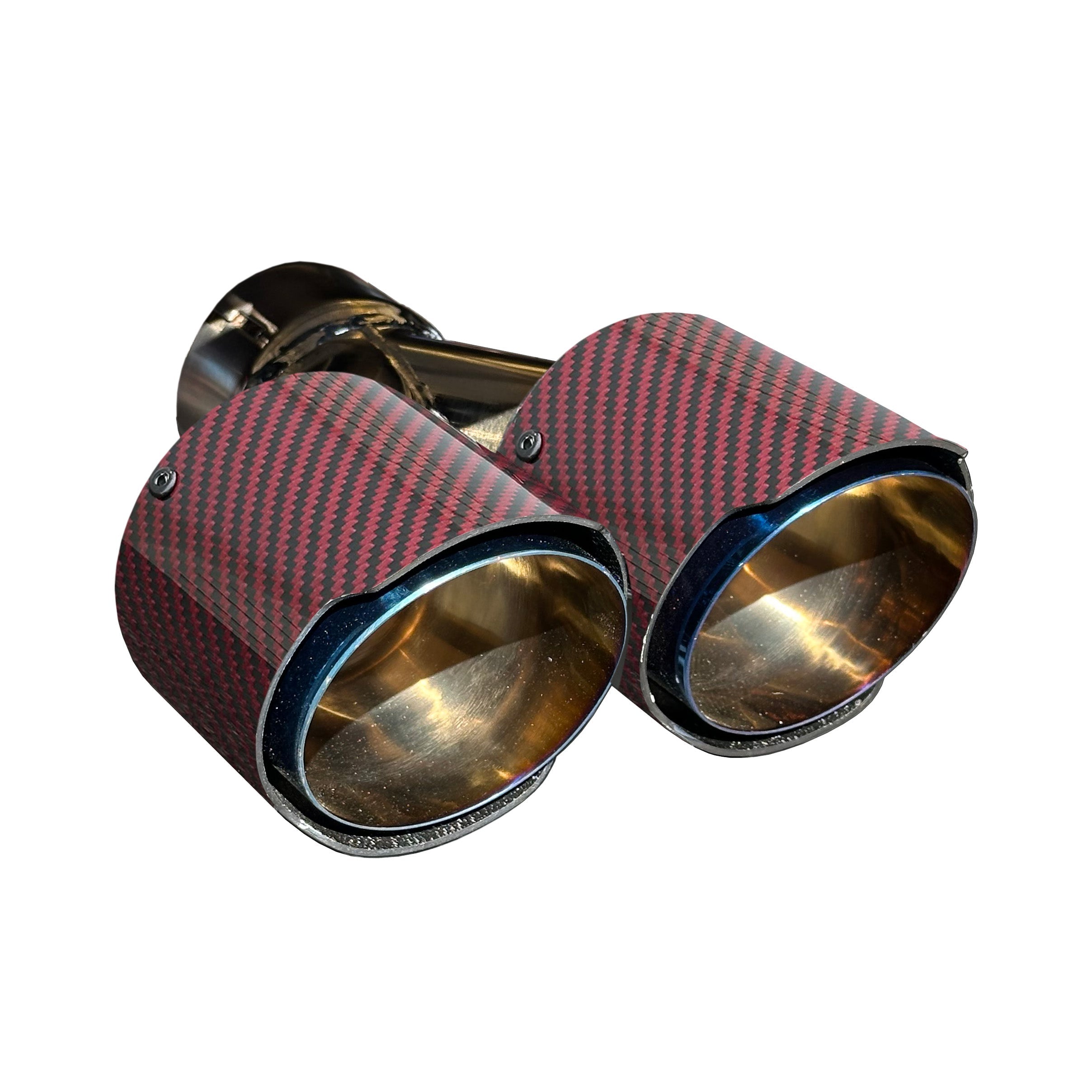 Photo of RPM Speed UTV Carbon / Colored Dual Exhaust Tips by RPM SXS - Premium for UTVs / Side by Sides