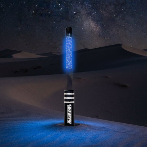 Photo of Game Changer LED Whip - Vibrant Blue Single by Marshin Whips - Premium for UTVs / Side by Sides