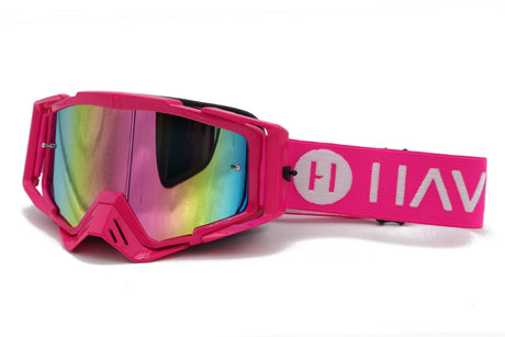 Blush Goggles - Pink / White Pink Mirror
