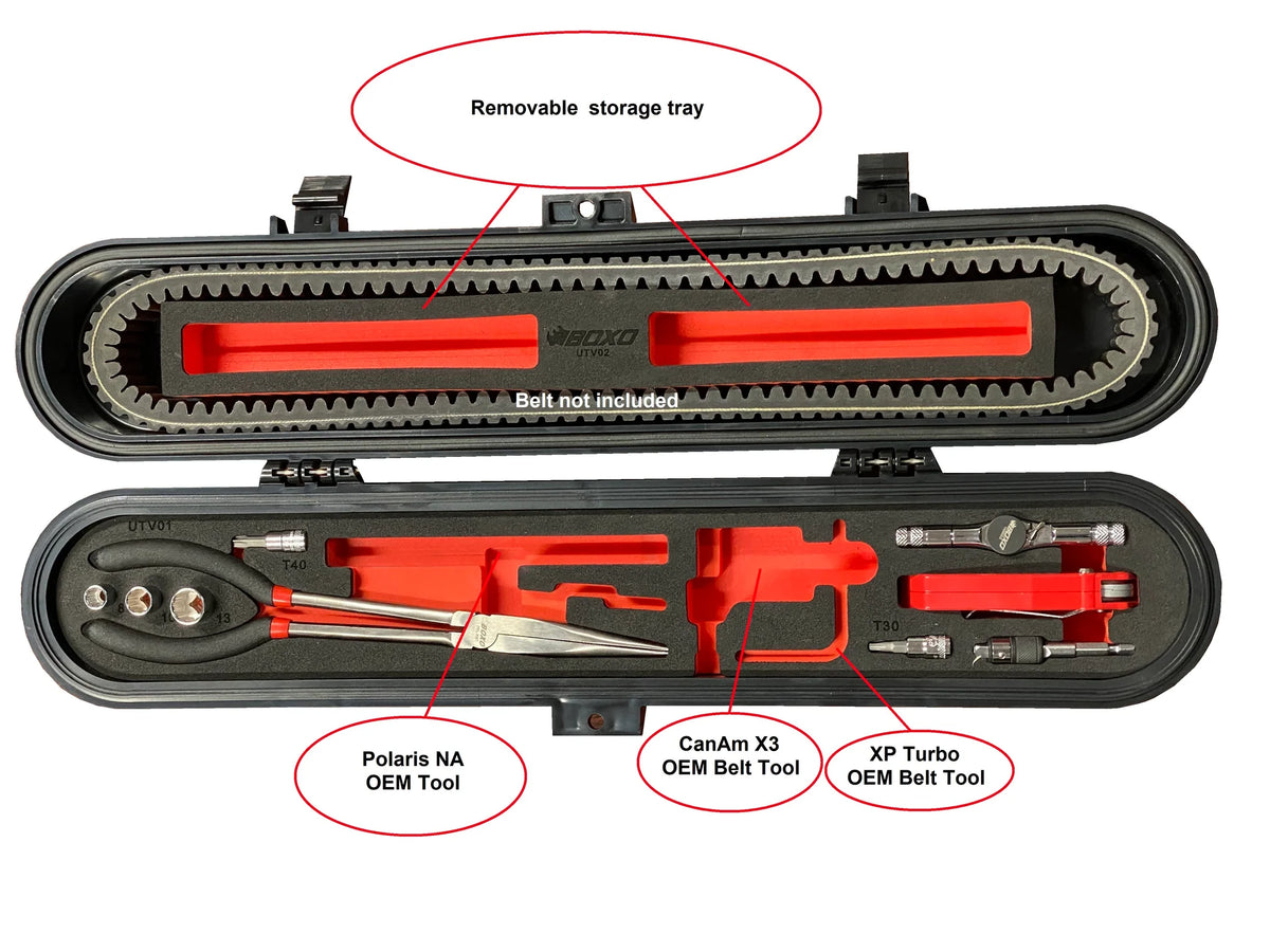 Photo of Savage UTV BOXO Tool Kit - Complete Belt Change Kit with Premium Tools by Savage UTV - Premium Clutch Tools & Accessories for UTVs / Side by Sides