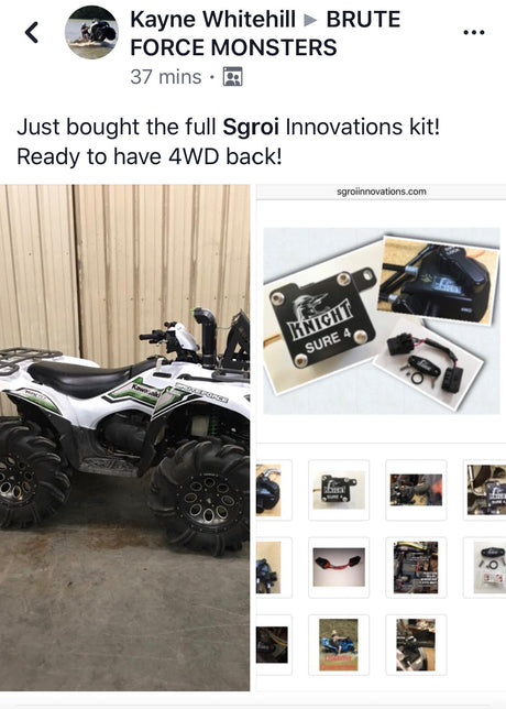 Photo of Brute Force - Prairie Sure 4 Combo by Knight ATV - Premium Power Sports for UTVs / Side by Sides