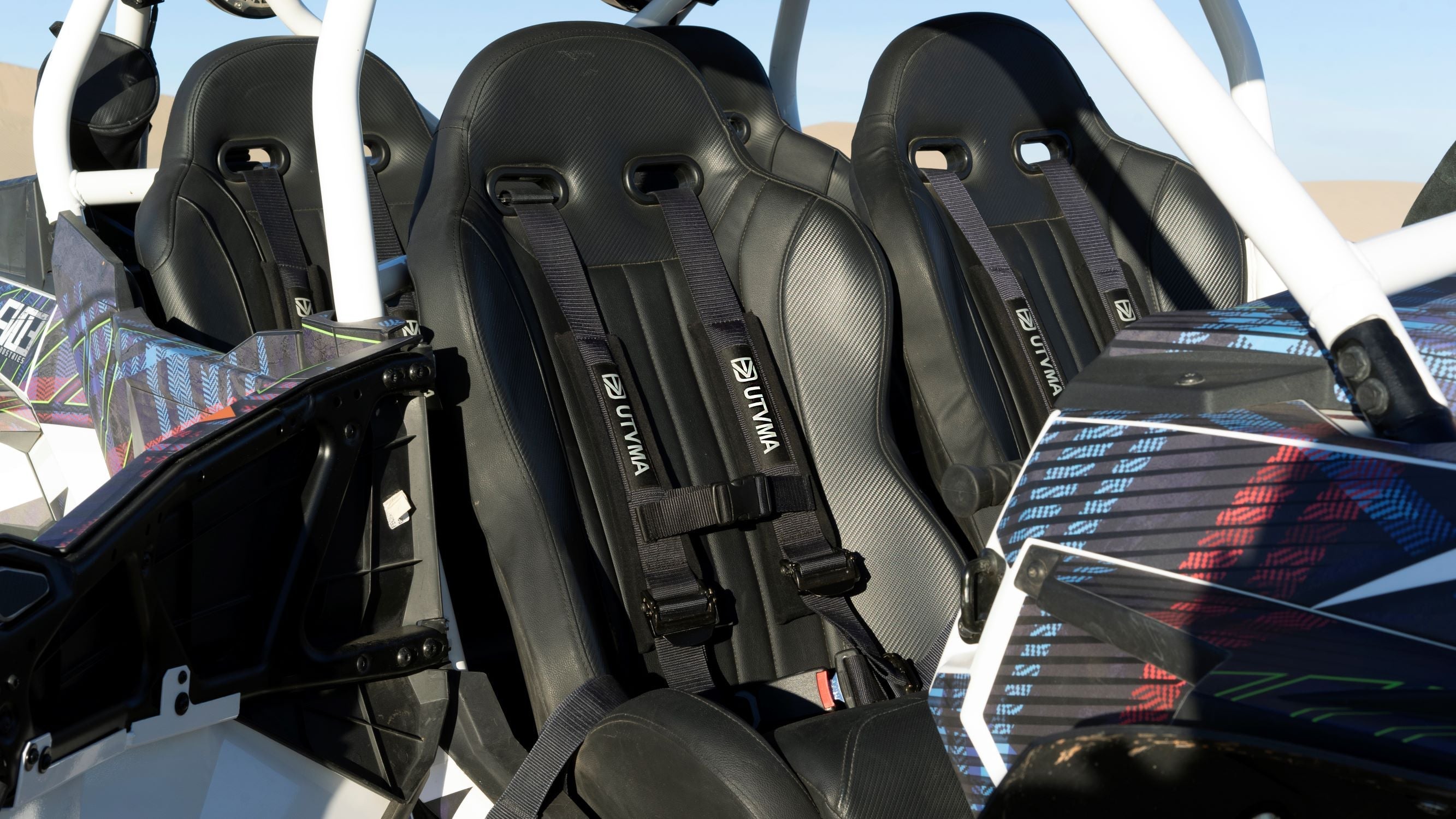 Photo of RZR 1000 Front Suspension Bucket Seat Set (2014-2023) by UTV Mountain Accessories - Premium Bucket Seats for UTVs / Side by Sides
