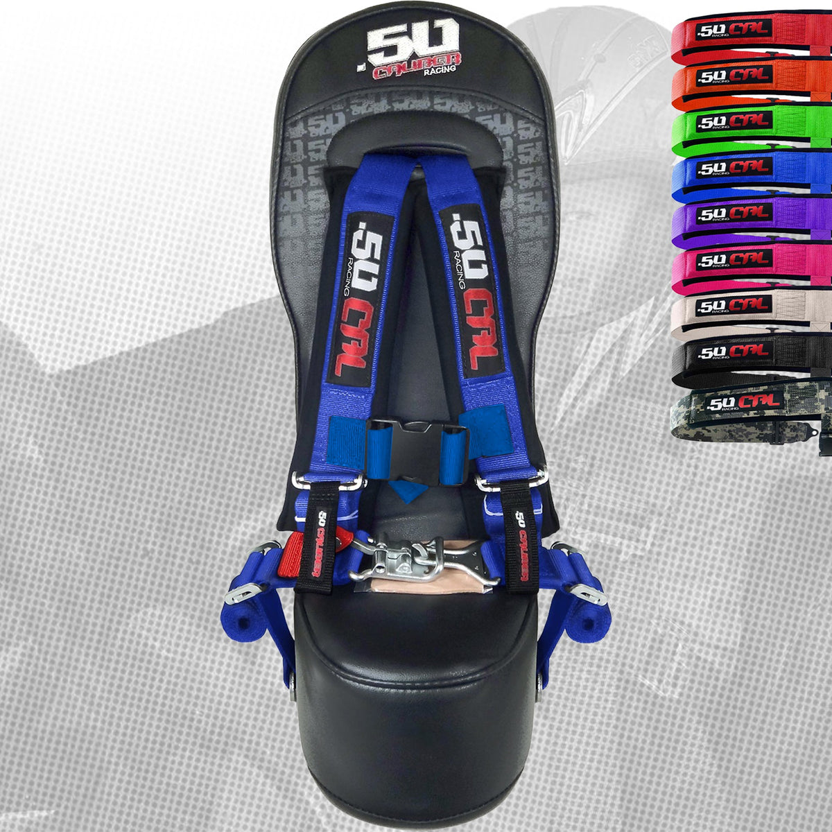 Can-Am Maverick X3 Bump Seat with Harness by 50 Caliber Racing