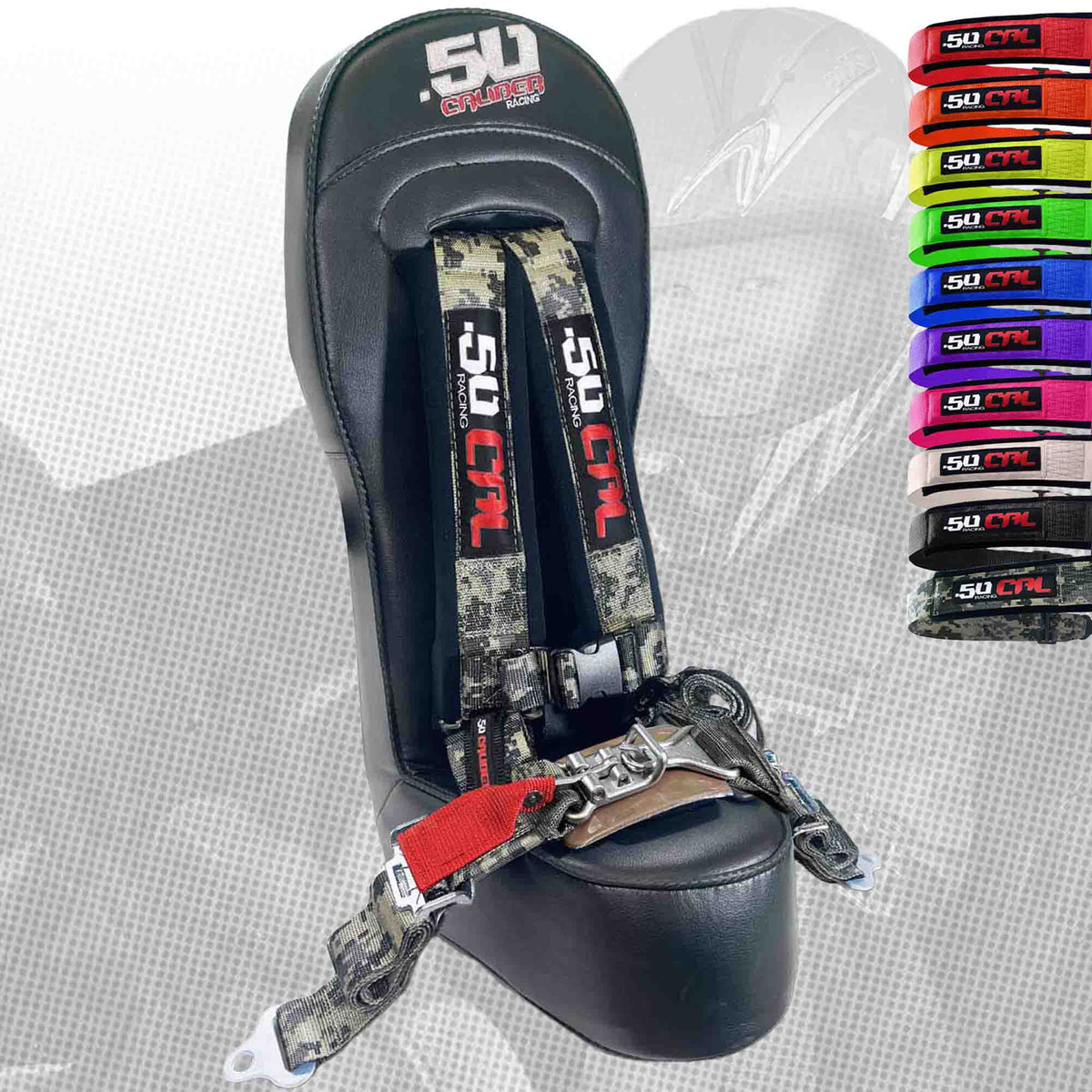 Can-Am Maverick X3 Bump Seat with Harness by 50 Caliber Racing