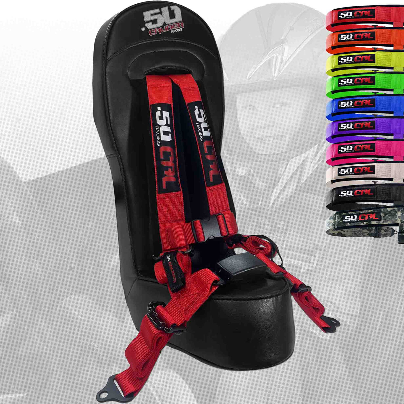 Can-Am Maverick X3 Bump Seat with Harness by 50 Caliber Racing