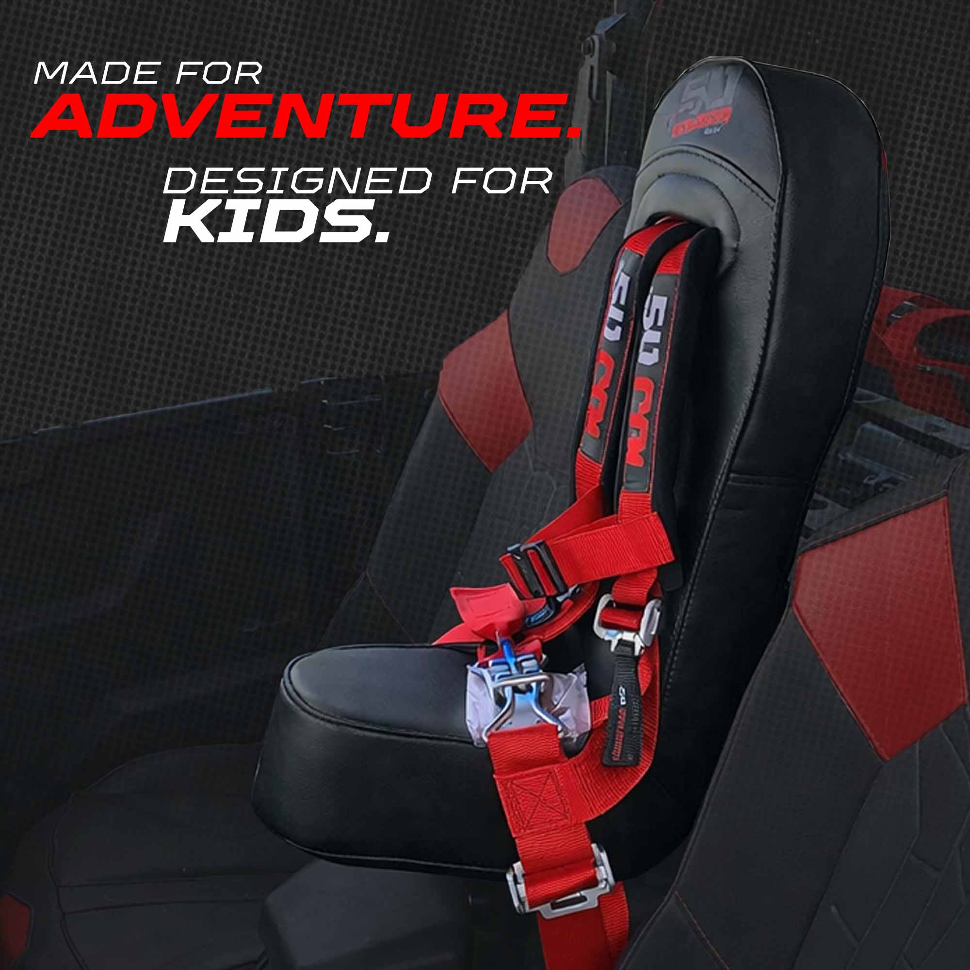 Kawasaki Teryx4 Rear Bump Seat & Safety Harness